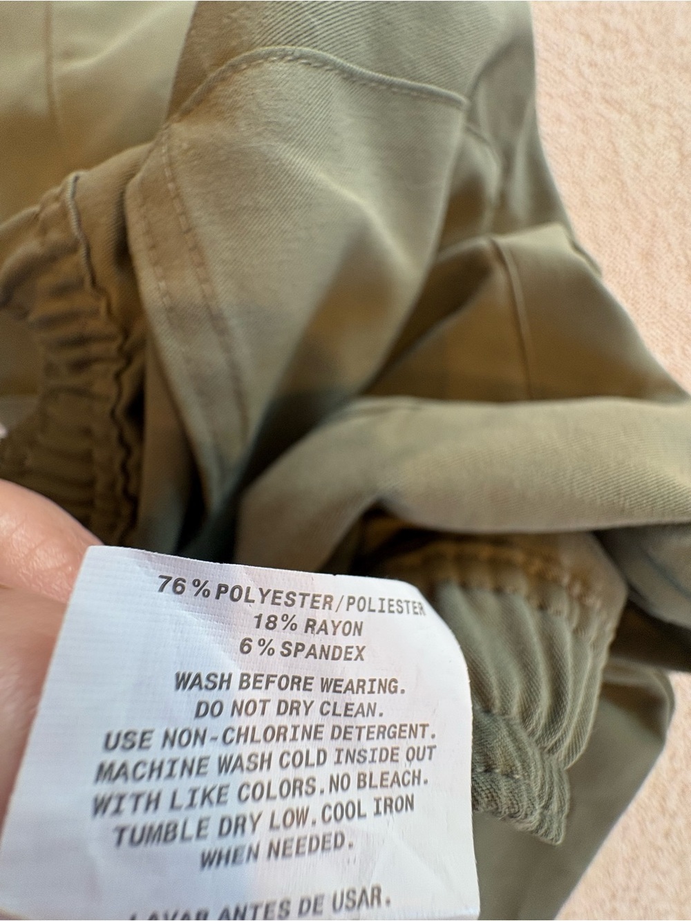 Jaanuu Olive Scrub Set S Top XS Pants Knit Twill - Picture 7 of 16